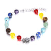 Image of Fashion Universe Galaxy the Eight Planets Solar System Guardian Star Natural Stone Beads Bracelet Bangle