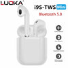 Image of Hot Sell LUOKA i9s TWS Mini Wireless Bluetooth Earphone Stereo Earbud Headset With Charging Box Mic For All Smart phone