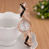 Image of Women Fashionable Luxury Crystal Quartz Wristwatches