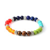 Image of Fashion Universe Galaxy the Eight Planets Solar System Guardian Star Natural Stone Beads Bracelet Bangle