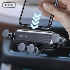 Gravity Car Phone Holder Air Vent Clip Mount