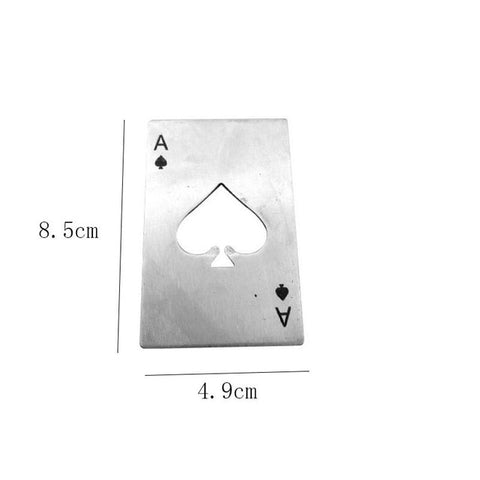 Poker Card Beer Bottle Opener - Party Decor Bar Accessories