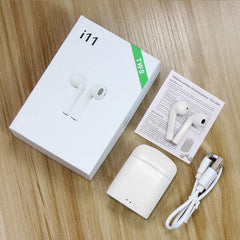 i11s TWS Mini Wireless Earphones bluetooth Earpieces Stereo Earbud Headset With Charging box Earphones For Samsung Smart Ear Aid