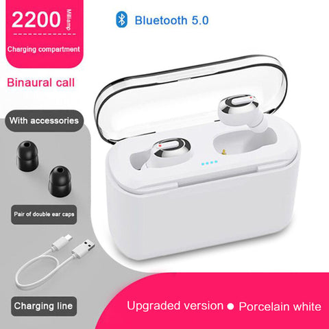 KSUN BT-01 TWS 5.0 Bluetooth earphone 3D stereo wireless earphone with dual microphone
