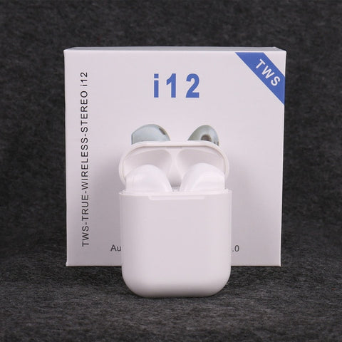 Mini i12 TWS Wireless Headphones Touch control Earphones Bluetooth 5.0 Earphone bass Headset For iPhone xiaomi PK i10 i30 i12tws