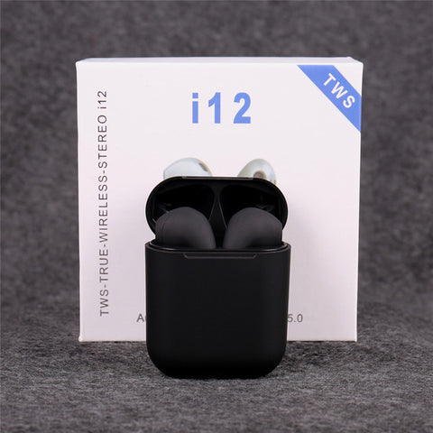 Mini i12 TWS Wireless Headphones Touch control Earphones Bluetooth 5.0 Earphone bass Headset For iPhone xiaomi PK i10 i30 i12tws