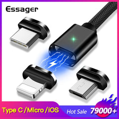 Magnetic Micro USB Cable For iPhone Samsung