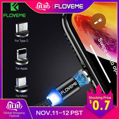 Magnetic Charge Cable Micro USB Cable For iPhone