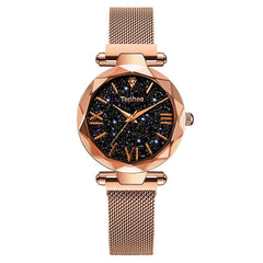 Luxury Ladies Wrist Watch with Magnetic Strap